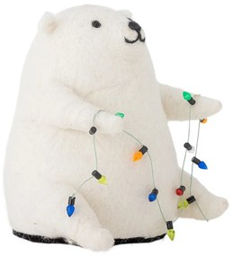 Fehér fénydekoráció Wally – Bloomingville