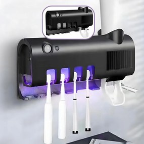 Modern Fogkefetartó Uv Lámpával És Fogkrém Adagolóval