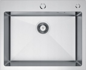 Konyhai mosogató Acél 55x45 cm Modern rozsdamentes acél