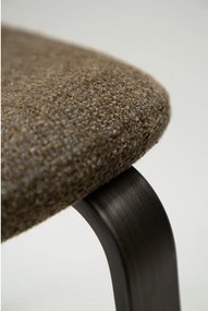 Khaki kárpitozott étkezőszék Heap – DAN-FORM Denmark