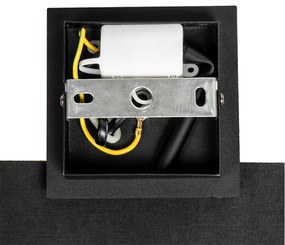 Modern fali lámpa fekete arannyal - VT 1