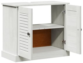 Mosdószekrény VIGO&quot; Ajtókkal, méretei: 67.5x34x59 cm, tömör fenyőből készült.&quot;