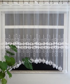 Mg Függöny ív 35279 jacquard 300x160cm kész lengyel szalaggal