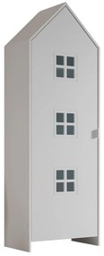 Fehér gyerek ruhásszekrény 58x172x37 cm Casami Bruges – Vipack