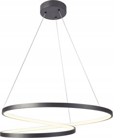 Zefira Sanico Fekete Függő Mennyezeti Lámpa 52W 4900lm 4000K Neutrális Fény