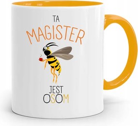 Mester Bögre Sárga Születésnapi Ajándék fényképes nyomtatással