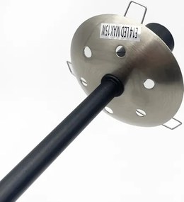 Brilagi - Felületre szerelhető csillár MALIVA 4xE14/15W/230V matt króm/füstszínű