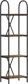 vidaXL Könyvespolc Füstölt tölgy 40 x 30 x 146 cm Faanyag