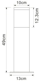 Globo 34019S1 - Kültéri lámpa LALLI 1xE27/60W/230V IP44