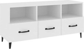 vidaXL fehér szerelt fa TV-szekrény 102 x 35 x 50 cm