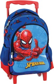 Pókember Evergreen gurulós ovis hátizsák, táska 30 cm