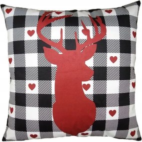 Szarvas párnahuzat 45 cm