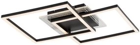 RÁBALUX 71372 OTTAVIA Modern LED Mennyezeti Lámpa Fekete IP20