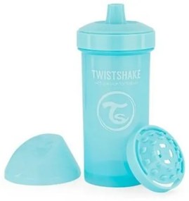 Twistshake szívószálas palack 360 ml12 m+, kék