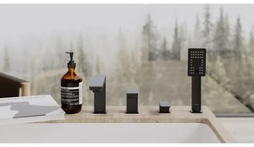 OMNIRES PM7432BL - Fürdőcsap 4-lyukas PARMA matt fekete