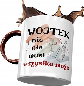 Bordó bögre Wojciech Wojtka Kollégáknak Ajándék Nyomtatott Fotóval