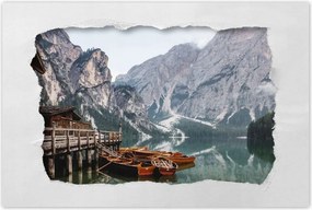 Poszterek 90x60 Hegyi kikötő csónakokkal