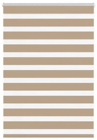 zebrafüggönnyel homokbarna szövetszélesség 100,9 cm poliészter