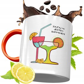 Narancssárga Bögre Csaposnak Ajándék fényképes nyomattal