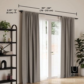 Acél bővíthető dupla függönykarnis 76 - 213 cm Twilight – Umbra