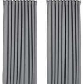 Függöny Majgull Sötétítő Alagút Szürke 145 cm x 300 cm 2 db