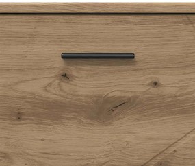 Fürdőszoba bútor szett 3 pcs kézműves tölgy 76.5 x 35 x 64 cm