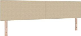 vidaXL Fejtámla Világos Zöld Szürke 200 cm Bársonyos szövet