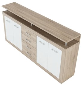 Komód Jachim Juno New sonoma tölgy + fehér. 752205