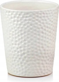 Virágtartó 11 x 11 cm kerámia fehér Polnix 05.315.11