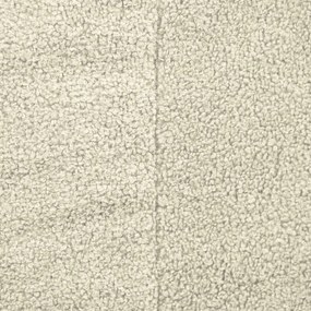 Krémszínű buklé babzsákfotel Sofa Snug – SLOWDOWN