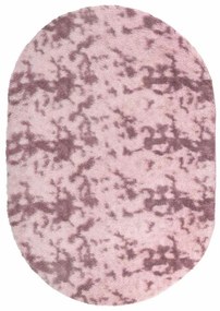 poros rózsaszín hosszú szálú NAVARRA bozontos szőnyeg 300x200cm