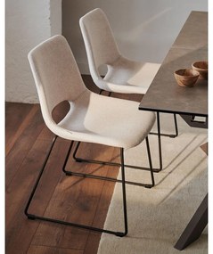 Bézs étkezőszék Zahara – Kave Home