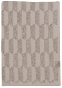 Bézs pamut törölköző szett 2 db-os 35x55 cm Geo – Mette Ditmer Denmark
