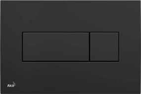 AlcaPLAST WC-öblítő gomb Fekete fényes M378 Delfin alcadrain