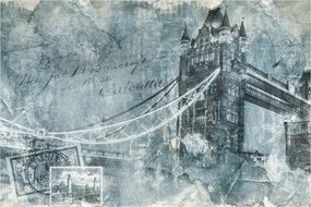Kép - Tower Bridge hideg tónusokkal (90x60 cm)