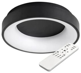 LED Dimmelhető mennyezeti lámpa NOVA LED/54W/230V 3000-6500K fekete + távirányító