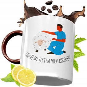 Bordó Bögre Állatorvosnak Születésnapi Ajándék fényképes nyomtatással