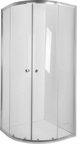 Vitoria félköríves kabin 90x90, átlátszó üveg