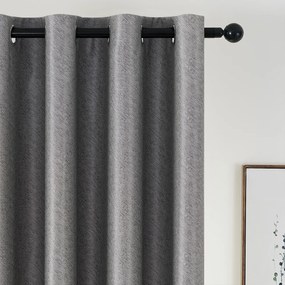 4Home Stripe sőtétítő függöny szürke, 150 x 250 cm
