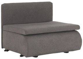 Kinyitható fotel, szürke-barna Taupe, KENET NEW