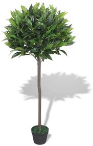 műbabérfa virágcseréppel 125 cm zöld