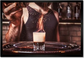 Poszterek keretben 60x40 Csapos koktélöntő