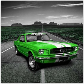 Poszterek 100x100 Lime Mustang