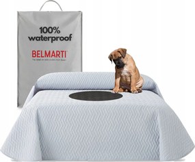 Ágytakaró vízálló teflon 230 x 270 cm szürke steppelt ágytakaró