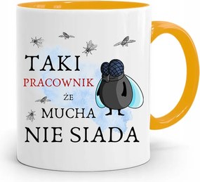 Munkavállalóknak Sárga Legyek Bögre Nem Ül Ajándék fényképes nyomtatással