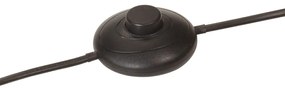 kopott piros állólámpa 25 W 25x25x90/160 cm E27