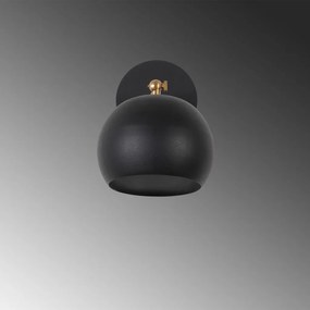 Sivani MR-709 fekete fém falilámpa