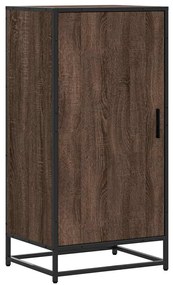 barna tölgy színű szerelt fa cipőtartó 48x38x97,5 cm