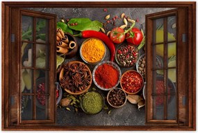 Poszterek 90x60 Rusztikus Fűszerek