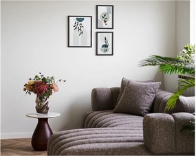 Fekete fali képkeret szett 3 db-os 30x40 cm Aspen – House Nordic